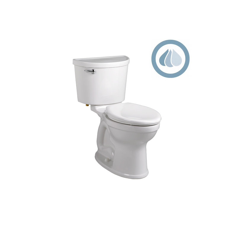 American Standard Champion Pro GPF Elongated Floor Mounted Two-Piece Toilet