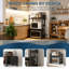 Microwave Shelf Steel Countertop Dish Rack