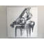 Piano - Wrapped Canvas Painting