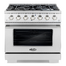 Cosmo 36" 4.5 Cubic Feet Gas Convection Range