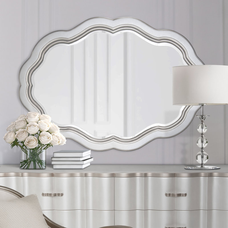 London Place Flat Beveled Wall Mirror
