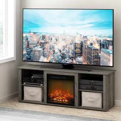 Meuble télé avec foyer électrique Callalily
