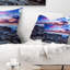 Pleine lune fantaisie paysage marin - Coussin décoratif imprimé paysage-745199625-687381072