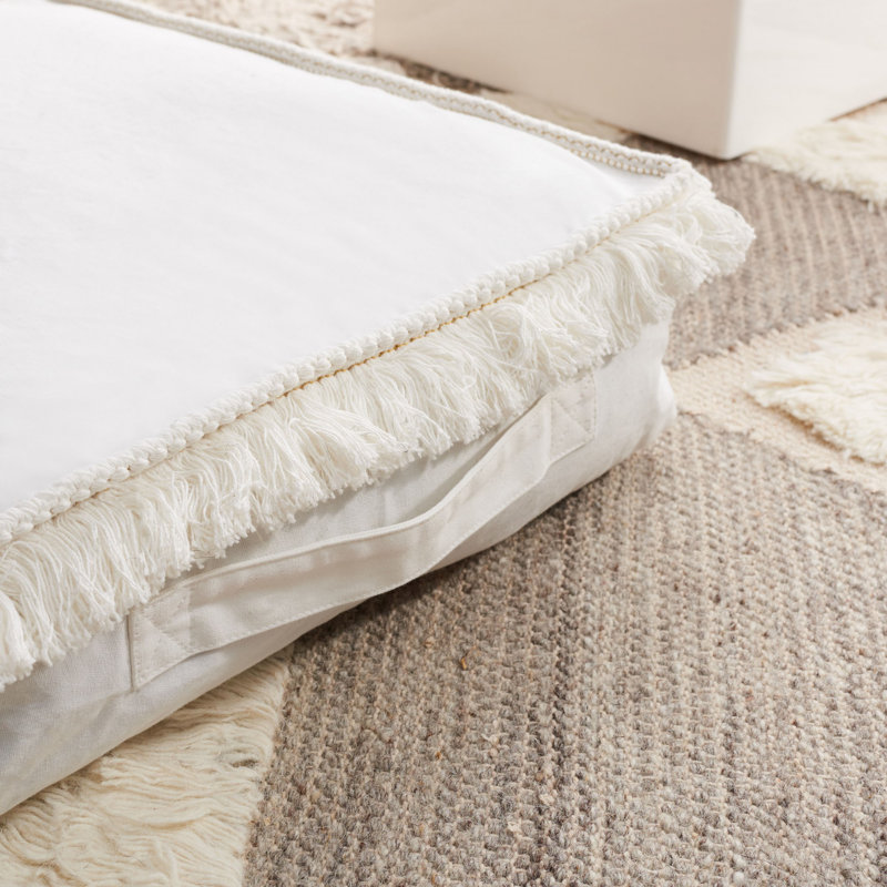 Grema Floor Pillow, Ivory