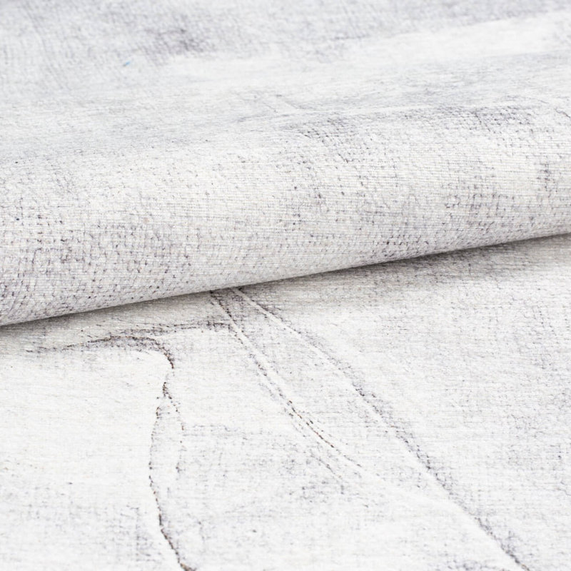 Luxurious Machine Washable Area Rug, 4.9 x 7.5 Feet, 100% Polyester, 1850 g/m², Pile Height: 0.2 inches | Eco-Friendly Recycled Poly Cotton Backing | Perfect for Living Room & Bedroom, Soft and Durable Design