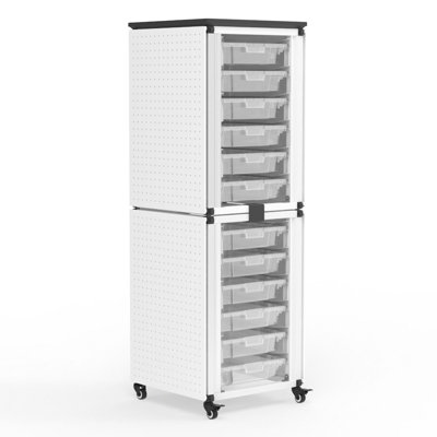 6 Compartment Tote Tray Cart