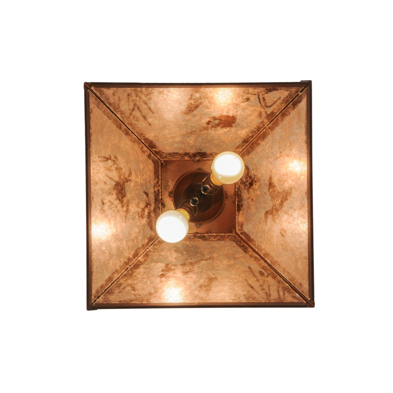 Luminaire suspendu conique unique 2 lumières Quail Hunter avec chien