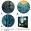 Lune bleue minimalisme III sur toile-345642756-434333650