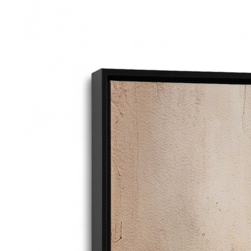 Russet Mist Déroulant, ensemble de 2, reproduction sur toile, H 12,75 po x l 12,75 po x P 1,75 po, Cadre flottant noir satiné
