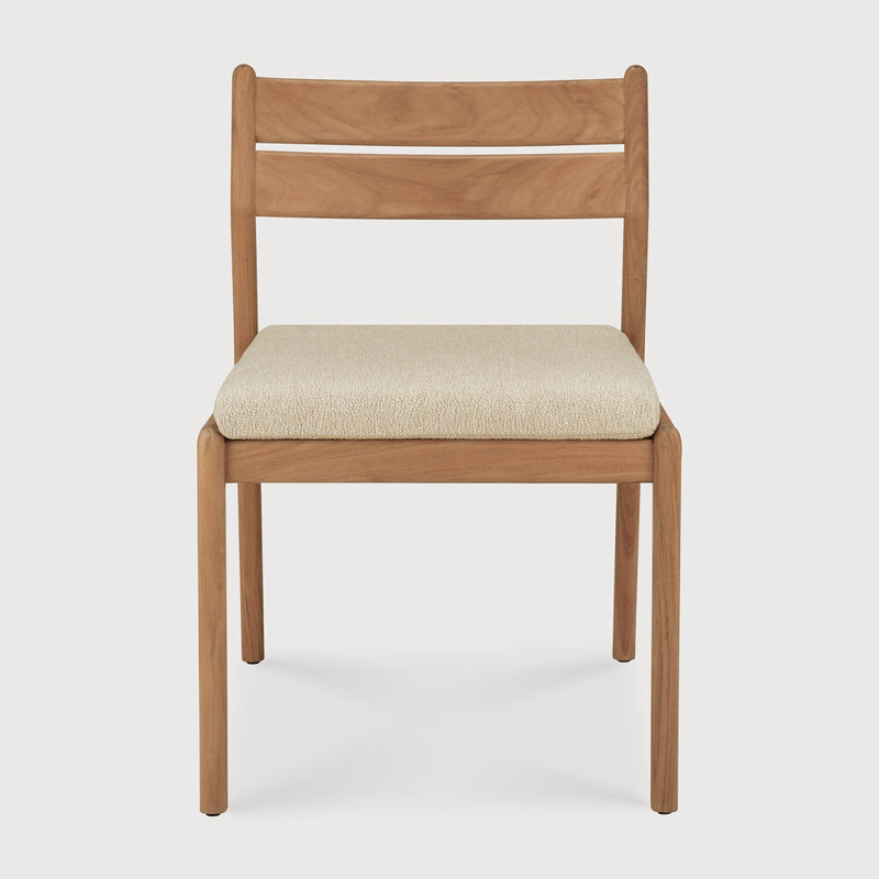 Jack Outdoor Dining Side Chair, Beige