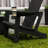 Two in a set  Adirondack Chair with Cup Holder All-Weather Reclining Chair for Patio Deck Backyard and Poolside-114222261