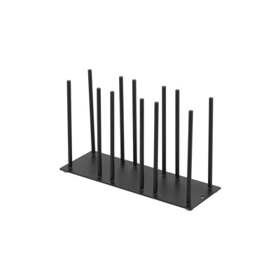 Rangement horizontal en fer 3 sections Ramequin et couvercle