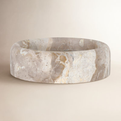 Genuine Marble Catchall Decorative Object