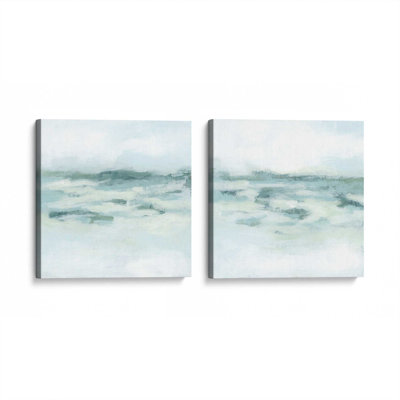 Gentle Aqua Ocean Set of 2