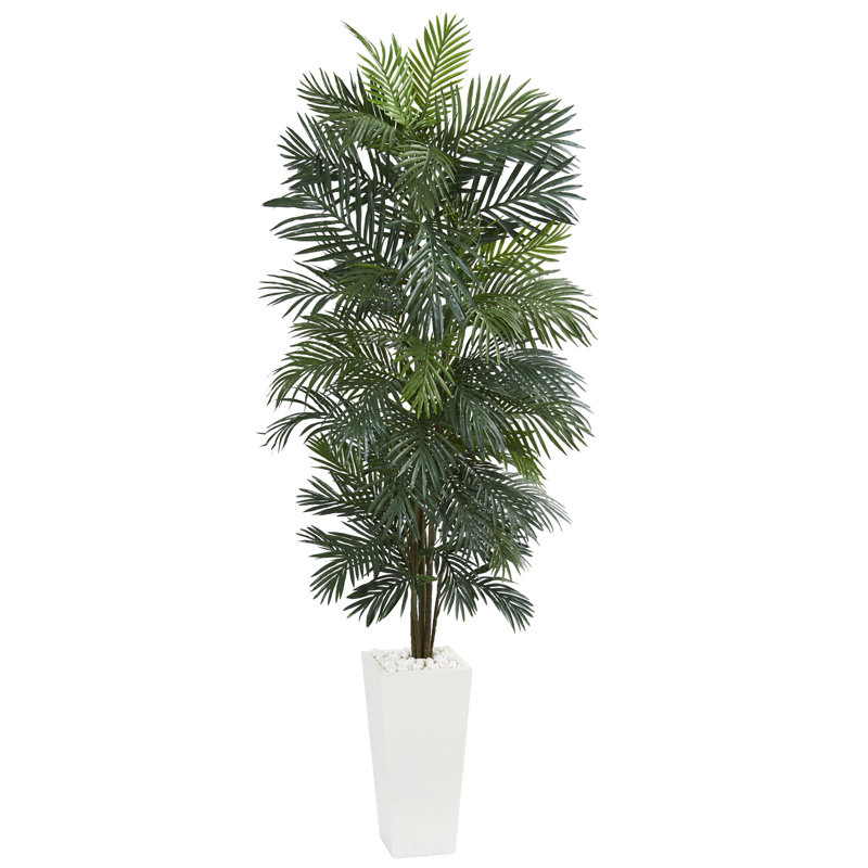 84'' Faux Foliage Tree in Ceramic Vase