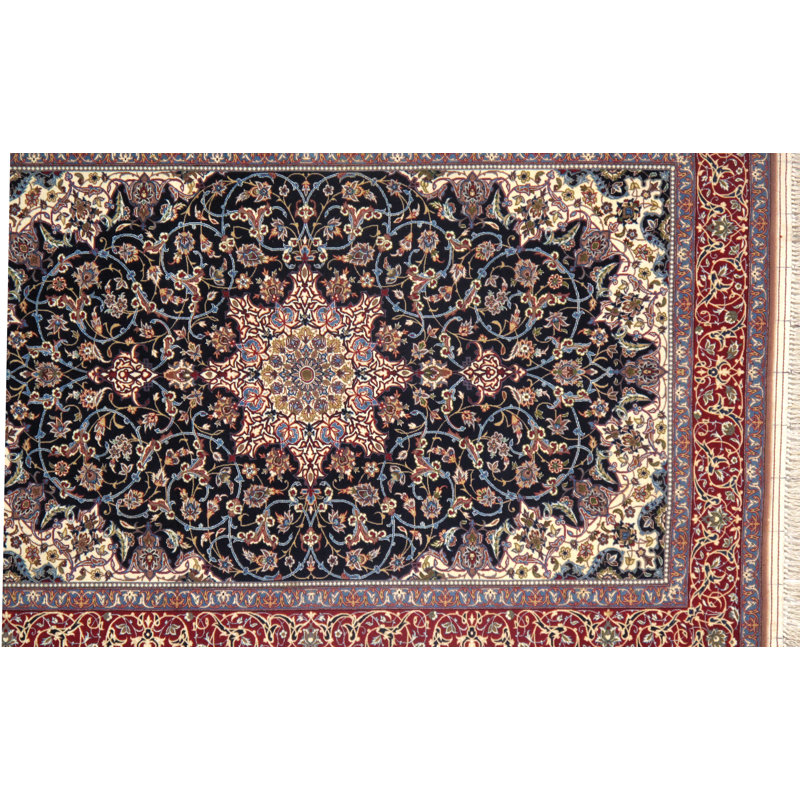 Persian Isfahan One-of-a-Kind 3'5" X 5' Hand Knotted Area Rug