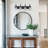 4-Light Bathroom Light Fixtures, 20" Farmhouse Black Vanity Lights For Bathroom With Ribbed Glass Shade,Vintage Bathroom Vanity Lighting Fixtures Over Mirror For Bedroom Living Room Hallway-1927123880
