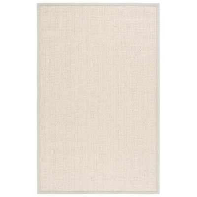 Goffe Natural Wool & Sisal Solid Color Rug