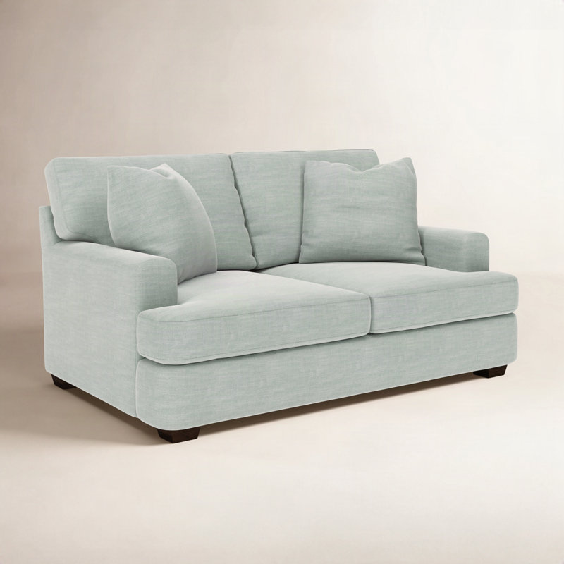 Emilio Upholstered 65'' Loveseat, Conversation Capri Basketweave