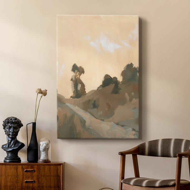 Hillside Walking Path VI - Galerie Cavas sur mesure, H 12 po x l 8 po