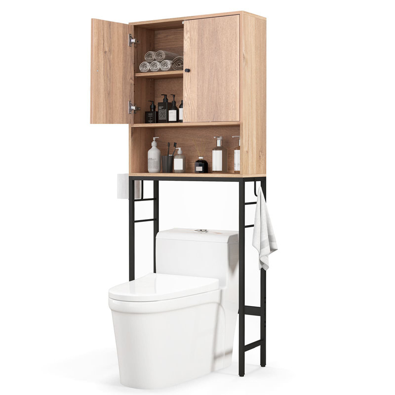 Freestanding Over The Toilet Storage, Natural