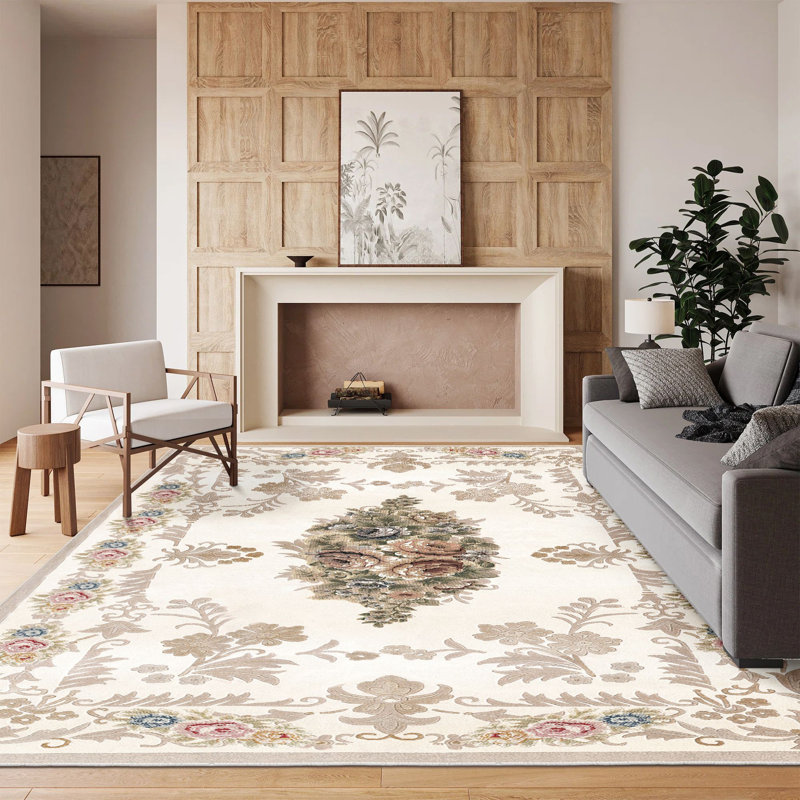 Antibacterial Hall Carpet | 100% Polyester, 0.4 in Pile Height, Non-Slip PVC Felt Dot Underside | Machine Washable, 3D Digital Printing | Durable & Stylish for Entryway, Living Room, or Bedroom