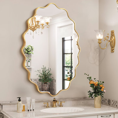 Miroir mural Scalloped