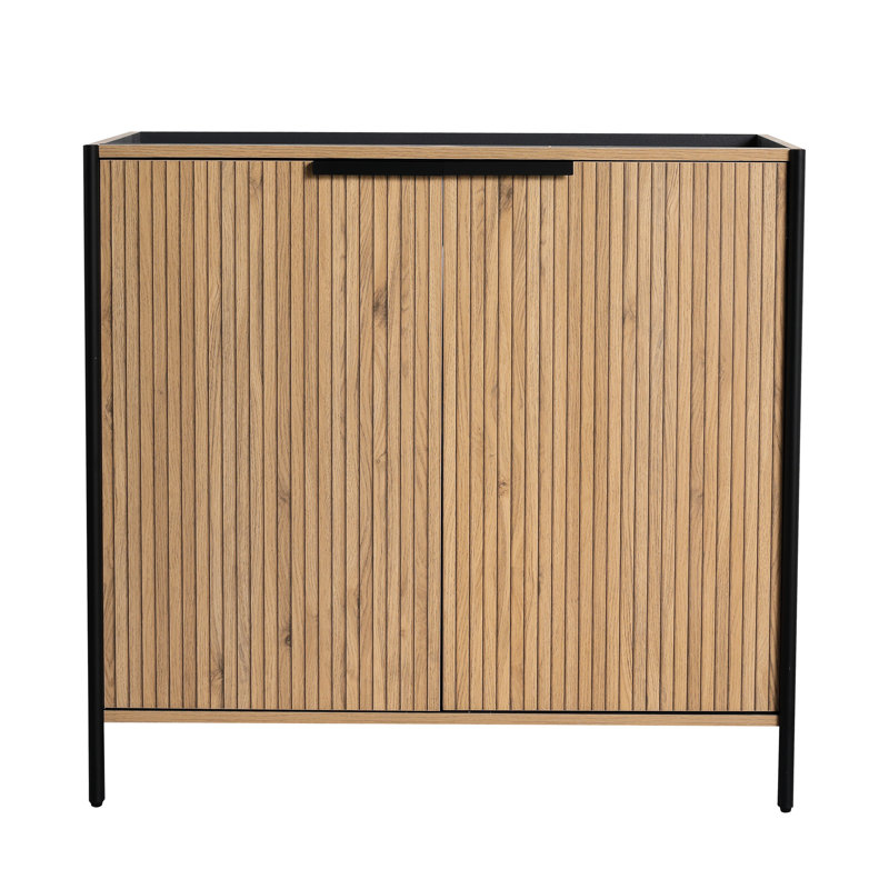 Meuble-lavabo contemporain 36 po - Rangement spacieux et tablette élégante, 36"