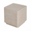 Table d'appoint d'extérieur Daphne Mgo, fini travertin beige, ensemble de 1