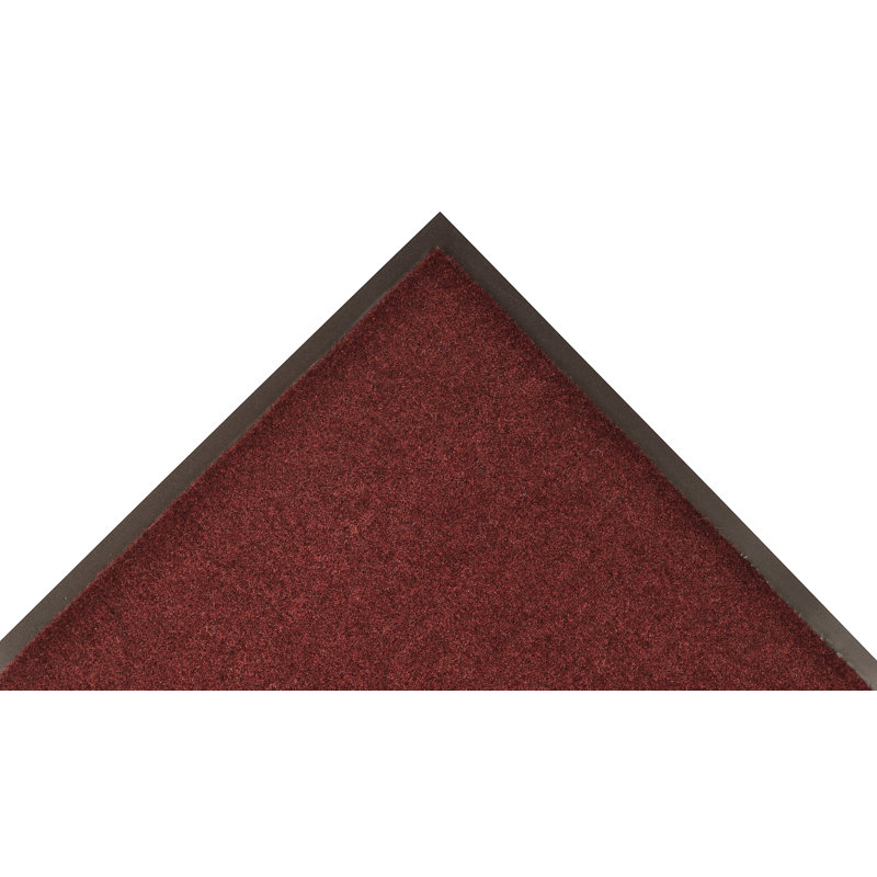 Tapis d'accueil antidérapant Alka, Bourgogne, 3 pi x 6 pi