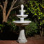 Fontaine en résine avec lumière Canser