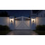 European Outdoor Wall Light with Motion Sensor, 17.7" (45 cm) Black E27 Exterior Lantern Sconce