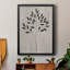 Feuilles et bois I, toile encadrée de qualité supérieure - prête à être accrochée-967177706-967177707
