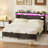Wood Headboard with Led Lights & Charging Station-116602250-116602356