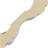 2 1/4"H x 2 1/4"P x 3 1/8"F x 94 1/2"L Medea Crown Moulding