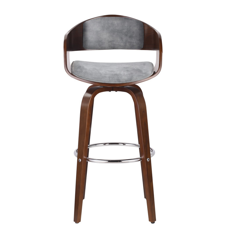 Eggen Upholstered Counter Stool, Grey