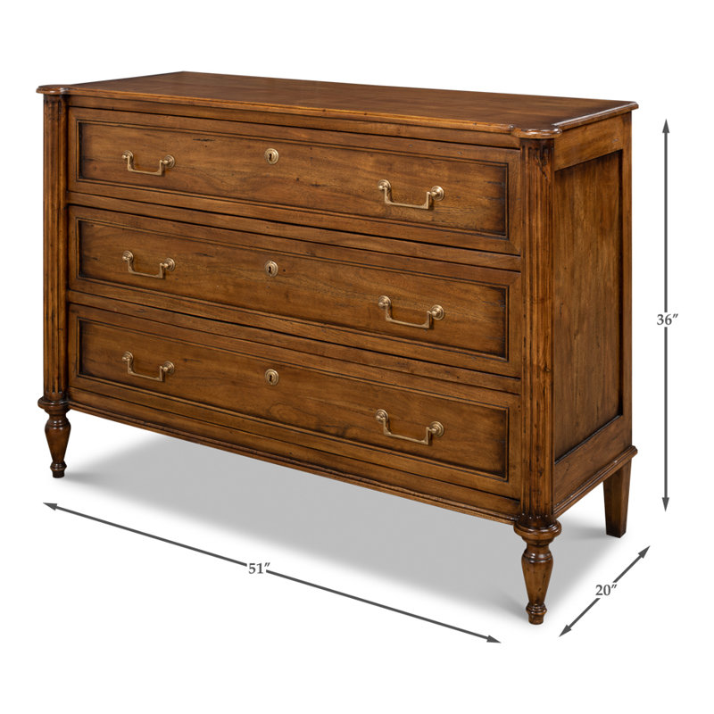 Ciborium Solid Wood Storage Cabinet