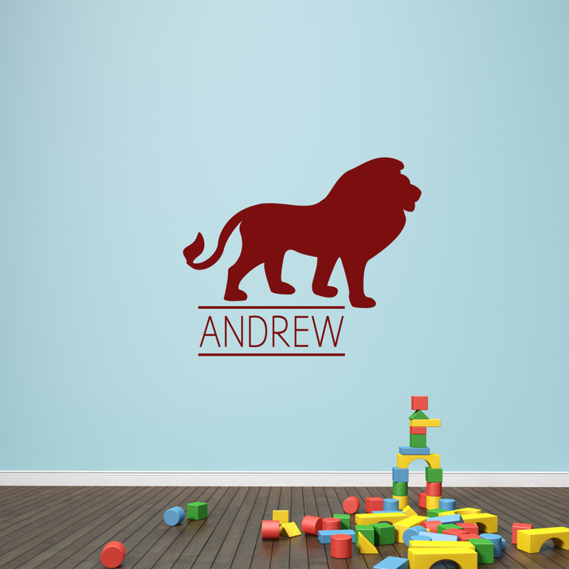 Adhésif décoratif lion, Canneberge, Oui
