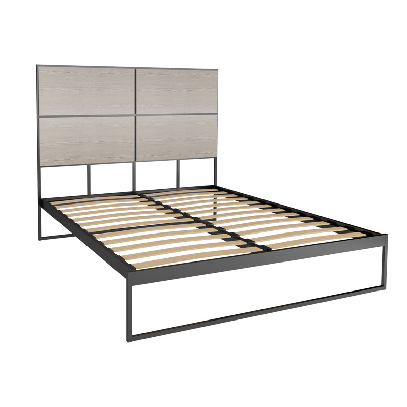 Euclid Bed, Matt Black, King (5')
