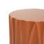 Table d'appoint cylindrique texturée Terracotta Wave-1660368589