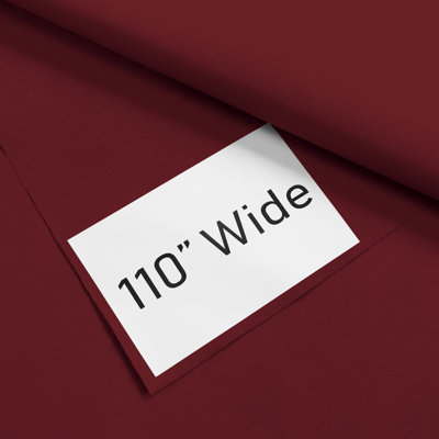 Tissu 100% occultant de 110 po de largeur coupé à la verge - Matériau bloquant la lumière pour les rideaux, les fenêtres, les stores - Tissu occultant total pour la doublure de draperie, housse de fenêtre bloquant la chaleur