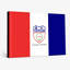 Cleveland City Flag - Ohio, art mural sur toile-133581307
