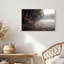 Art mural sur toile, "Red Fox Walking in Misty Autumn Forest"-133555859