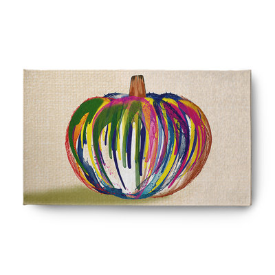 Tapis en chenille Wax Pumpkin Design CRHGN717YE4