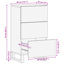 40cm Solid Wood Sideboard