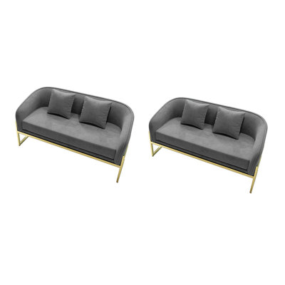 Banc rembourré en mélange de polyester Simple Leisure