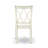 3 Piece Modern Dining Table Set Contains a Rectangle Wooden Table with Dropleaf and 2 Dining Chairs, Linen White-474738351-479905789
