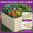 Galvanized Raised Garden Bed With Gloves-2022981677-2022981671