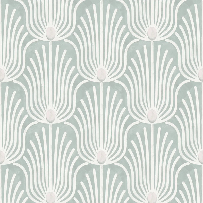 Plume Carlyle - Papier peint, Coque de noix de coco, Papier de qualité supérieure, Non-Pasted