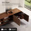 Meuble télé et console multimédia de style moderne Mid-Century 94,48 po